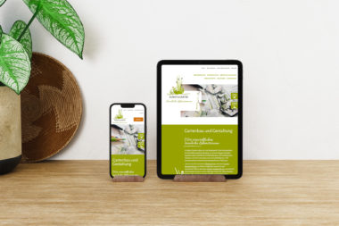Kunst und Garten Webseite Mobil